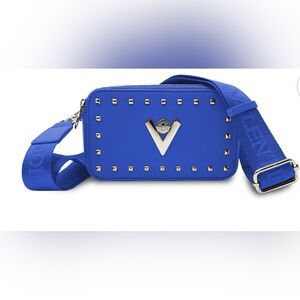 Valentino Orlandi navy blue Camera Crossbody Bag NWT